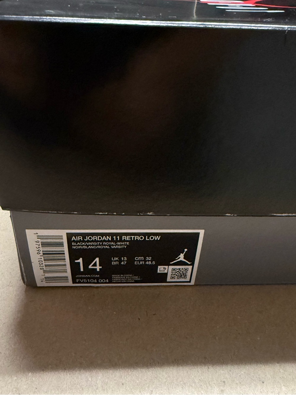 Nike Air Jordan 11 XI Retro Low Space Jam Mens size 14 Basketball Shoes Rare! - Picture 7 of 7